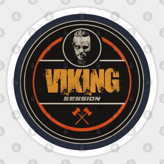 Viking Session Sticker by CTShirts